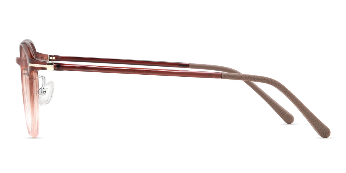 Farbverlauf Rot Kamyla Brille - Oval Glasses