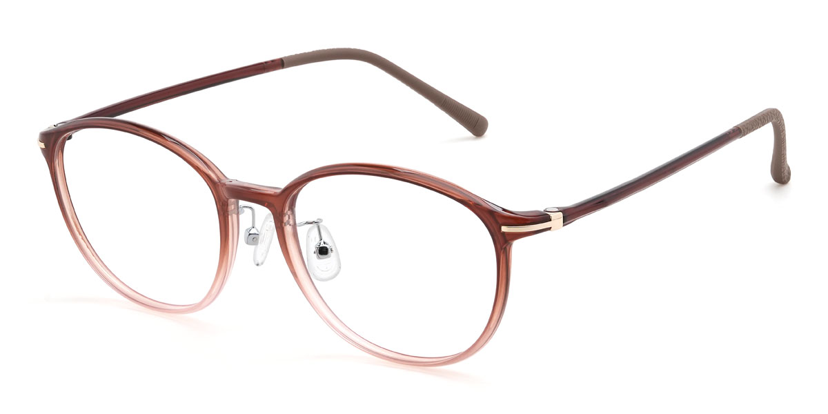 Farbverlauf Rot Kamyla Brille - Oval Glasses