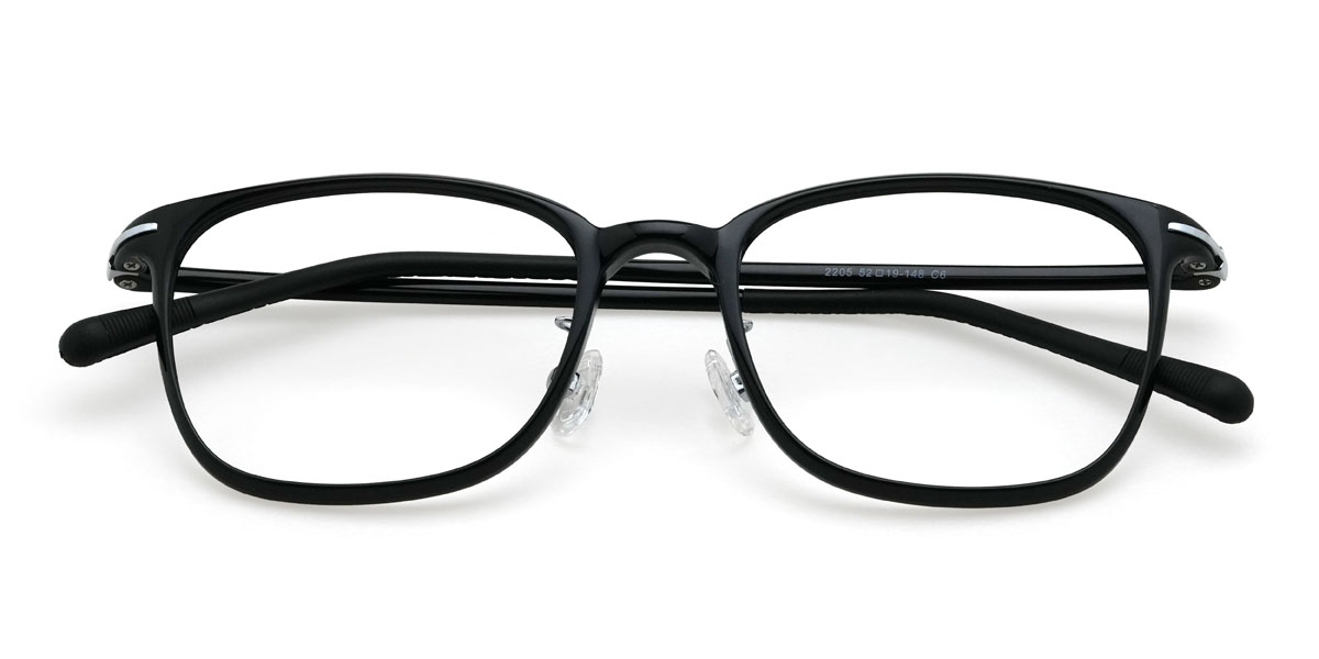 Schwarz Zaeem Brille - Rectangle Glasses