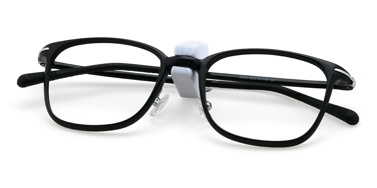 Schwarz Zaeem Brille - Rectangle Glasses