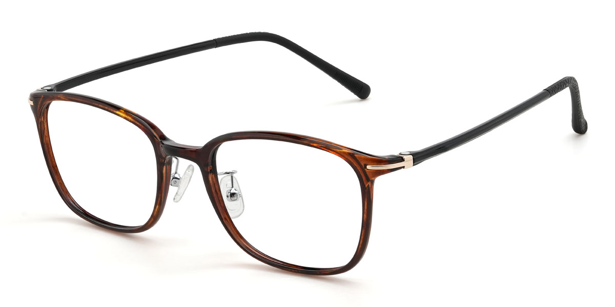 Tortoiseshell Zaeem Glasses - Rectangle Glasses