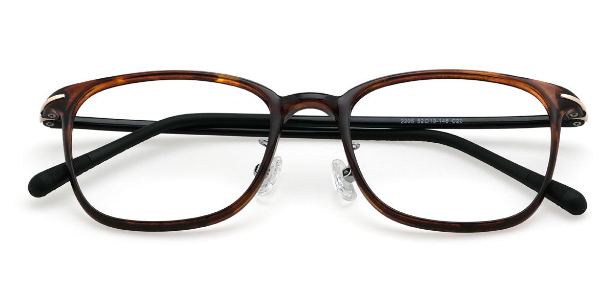 Tortoiseshell Zaeem Glasses - Rectangle Glasses