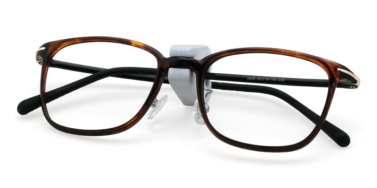 Tortoiseshell Zaeem Glasses - Rectangle Glasses