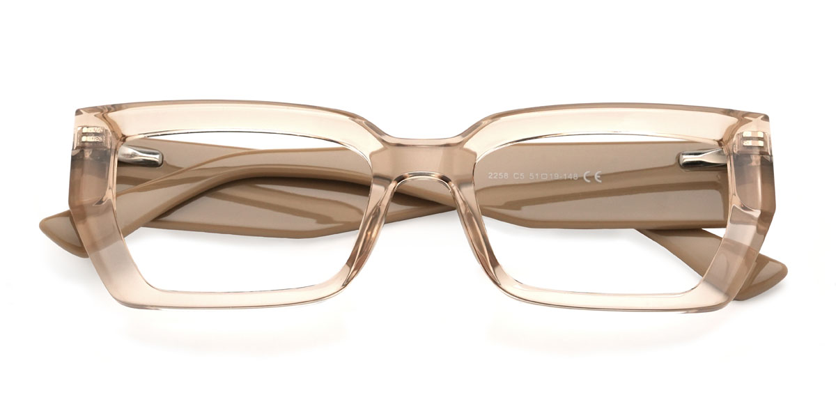 Champagner Siddharth Brille - Rectangle Glasses