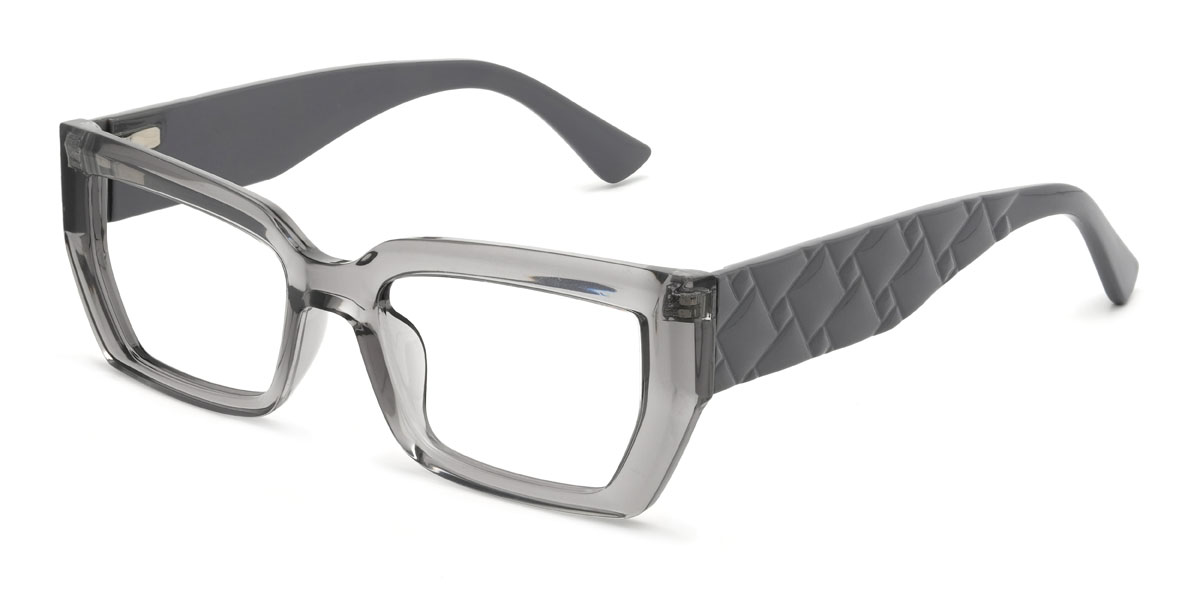 Klar Grau Siddharth Brille - Rectangle Glasses