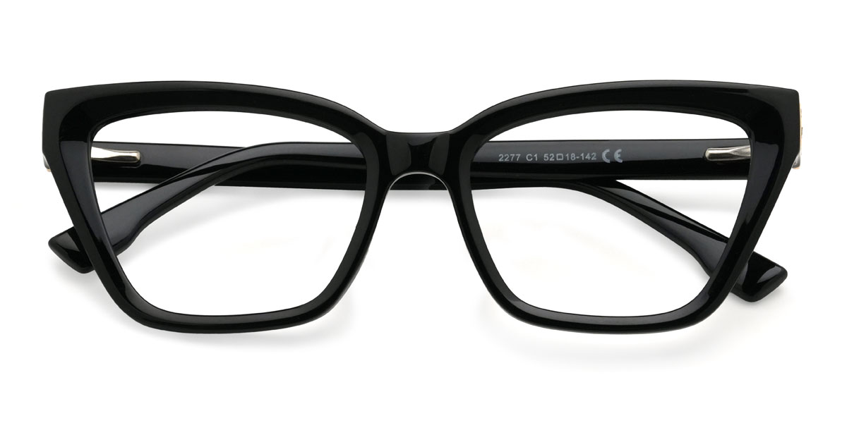 Negro Alisson Gafas - Cat Eye Glasses
