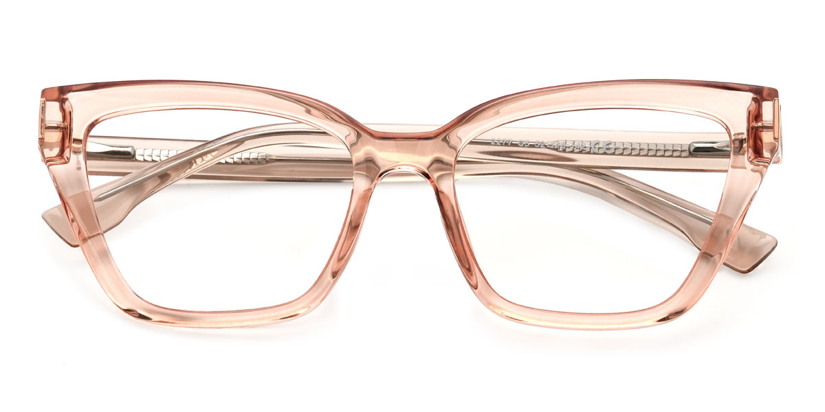 Hell Orange Alisson Brille - Cat Eye Glasses