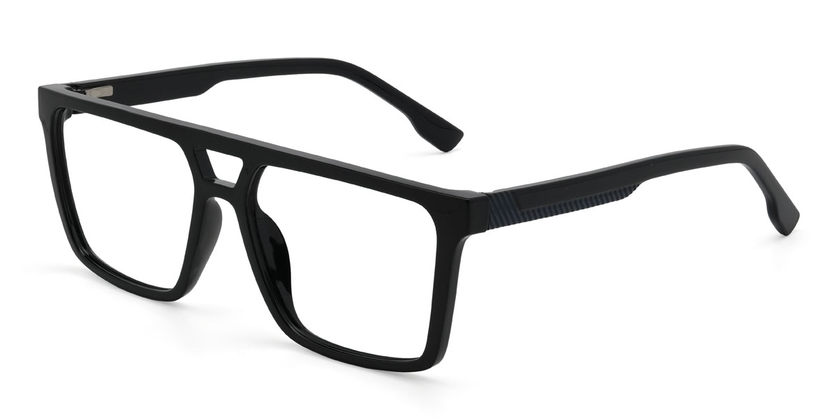 Black Arlen Glasses - Aviator Glasses