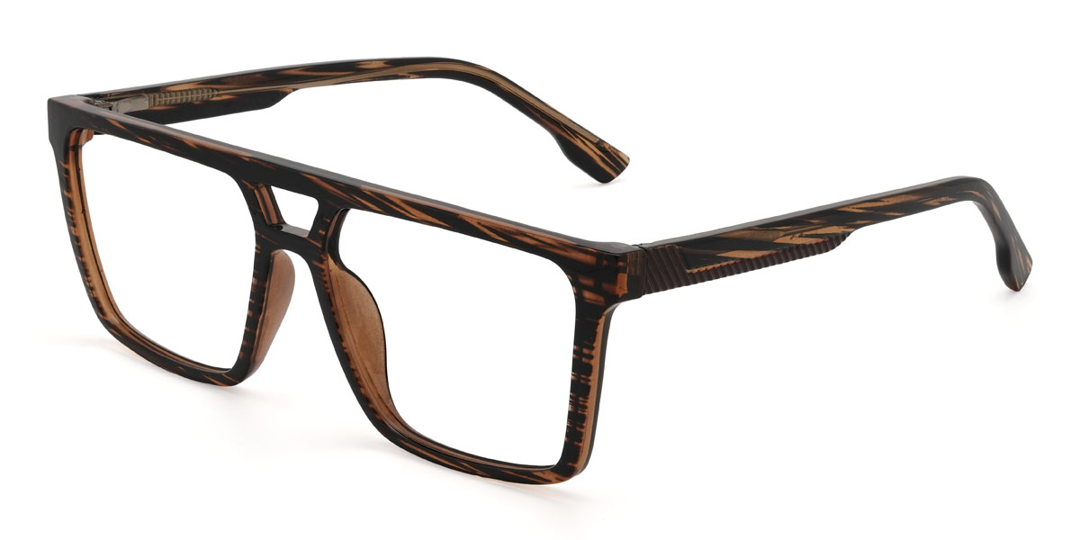 Woodgrain Arlen Brille - Aviator Glasses