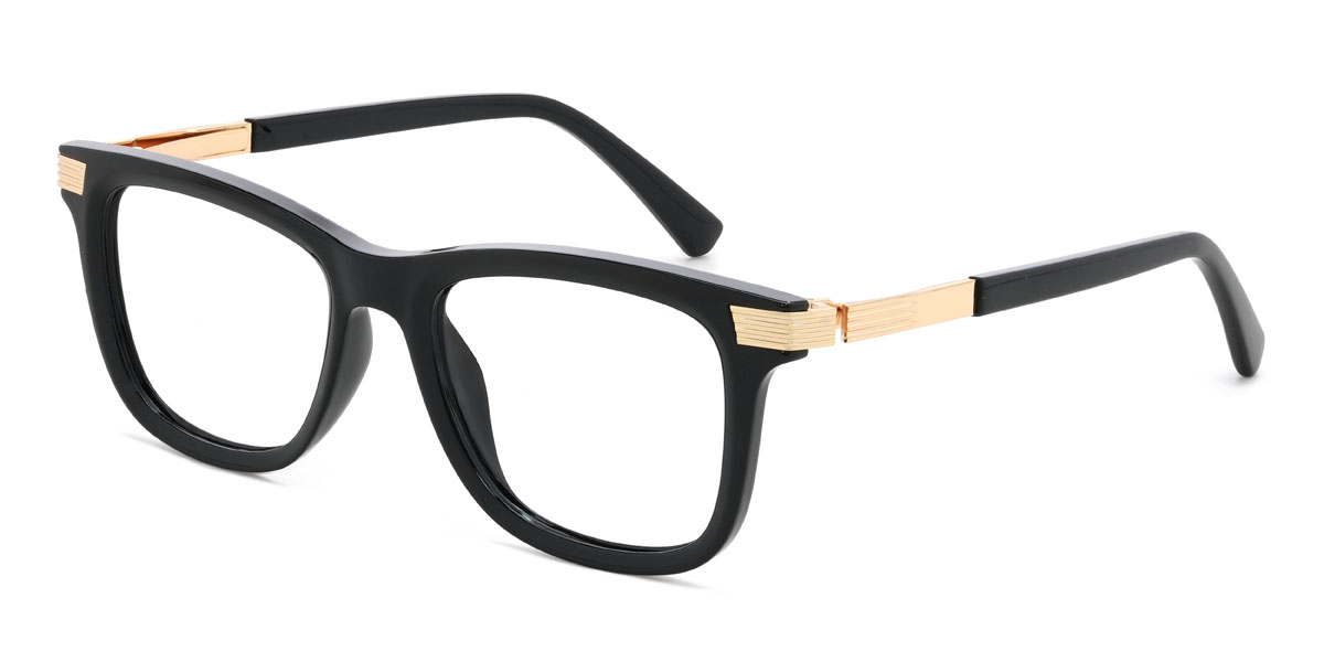 Schwarz Damaris Brille - Rectangle Glasses