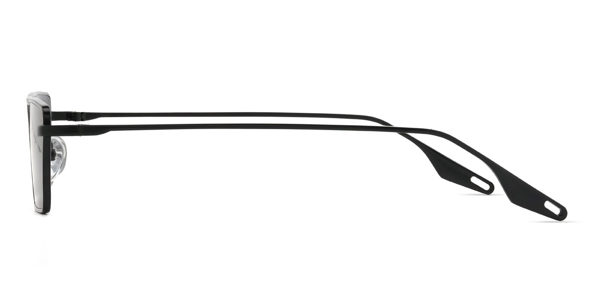 Schwarz Grau Zavion Brille - Rectangle Sunglasses