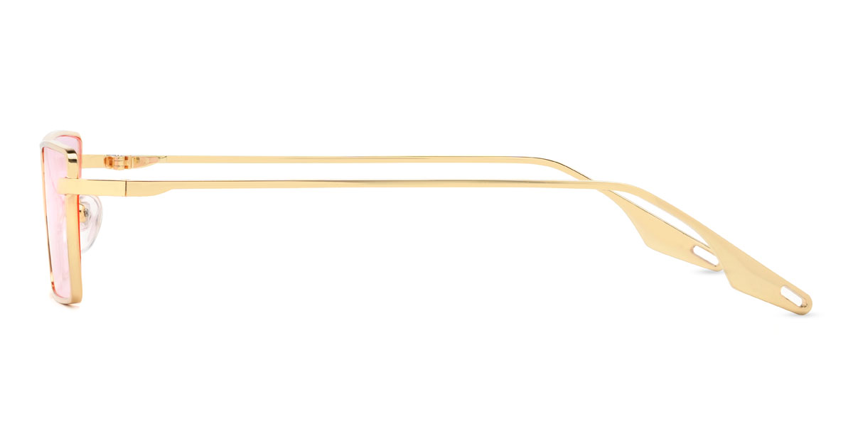 Gold Rosa Zavion Brille - Rectangle Sunglasses
