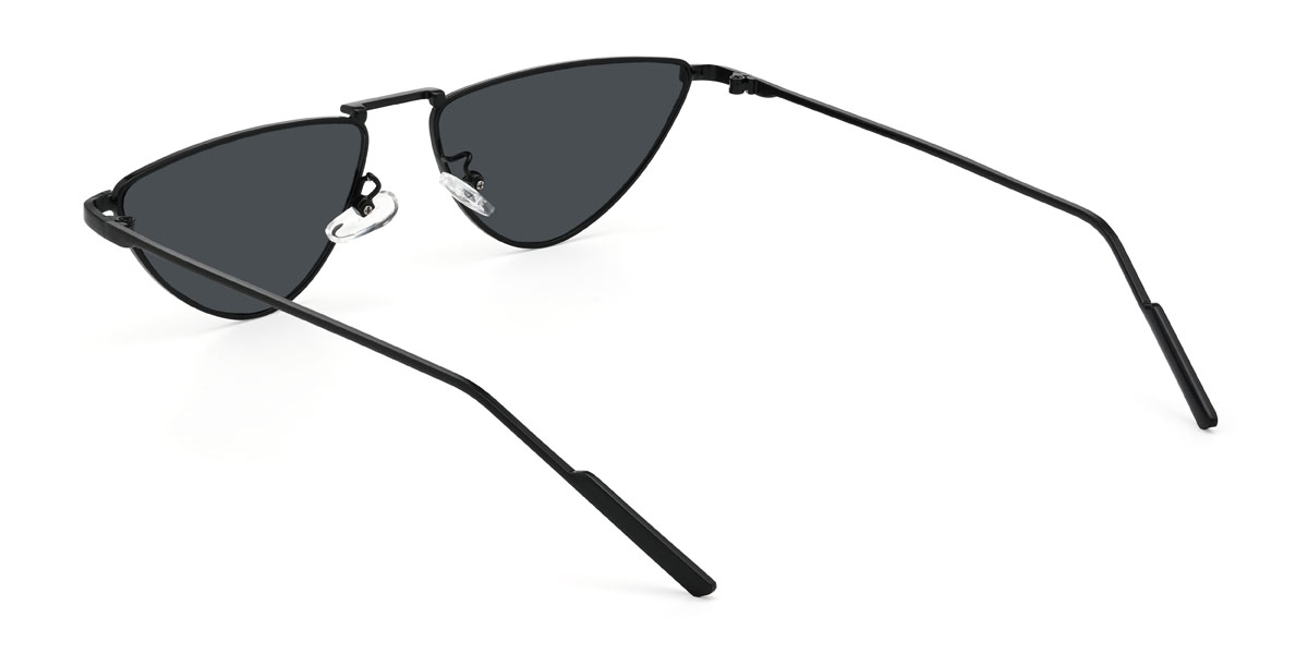 Schwarz Grau Maitha Brille - Cat Eye Sunglasses