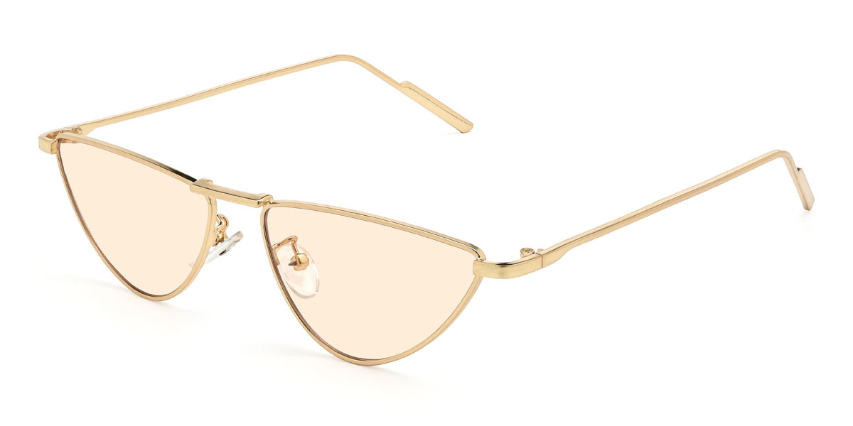 Gold Orange Maitha Brille - Cat Eye Sunglasses