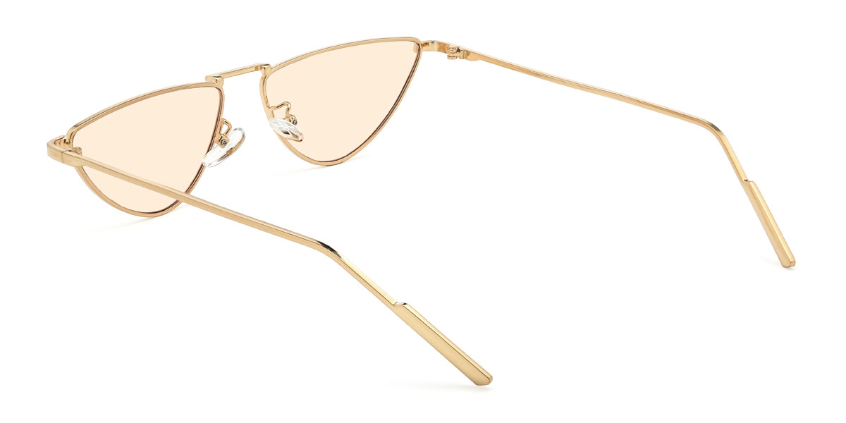 Gold Orange Maitha Brille - Cat Eye Sunglasses
