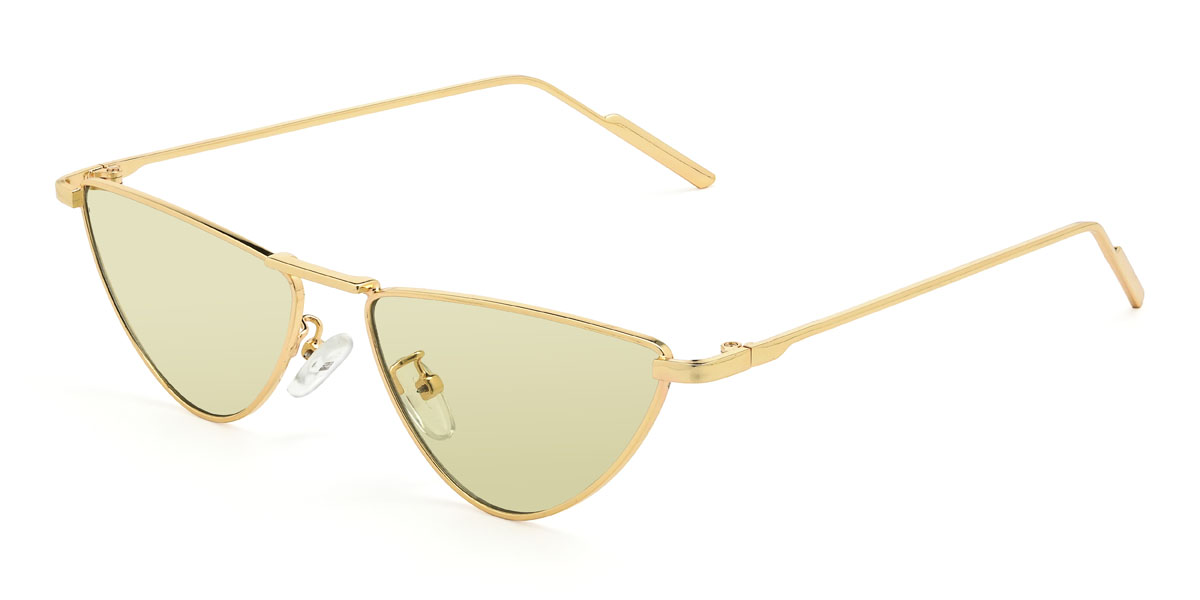 Gold Grün Maitha Brille - Cat Eye Sunglasses