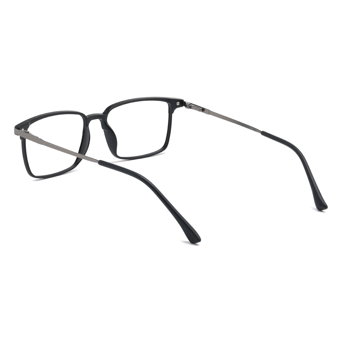 Schwarz Delainey Brille - Rectangle Clip-On Sunglasses