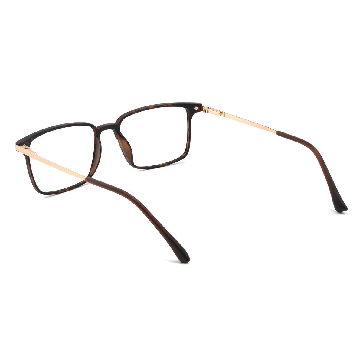 Schildpatt Delainey Brille - Rectangle Clip-On Sunglasses