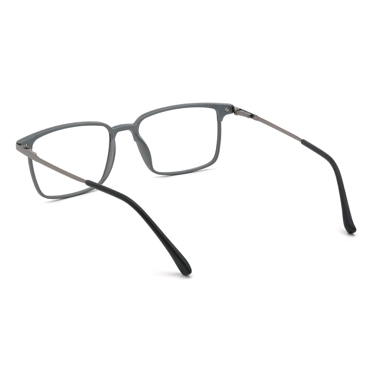 Schwarz Grau Delainey Brille - Rectangle Clip-On Sunglasses