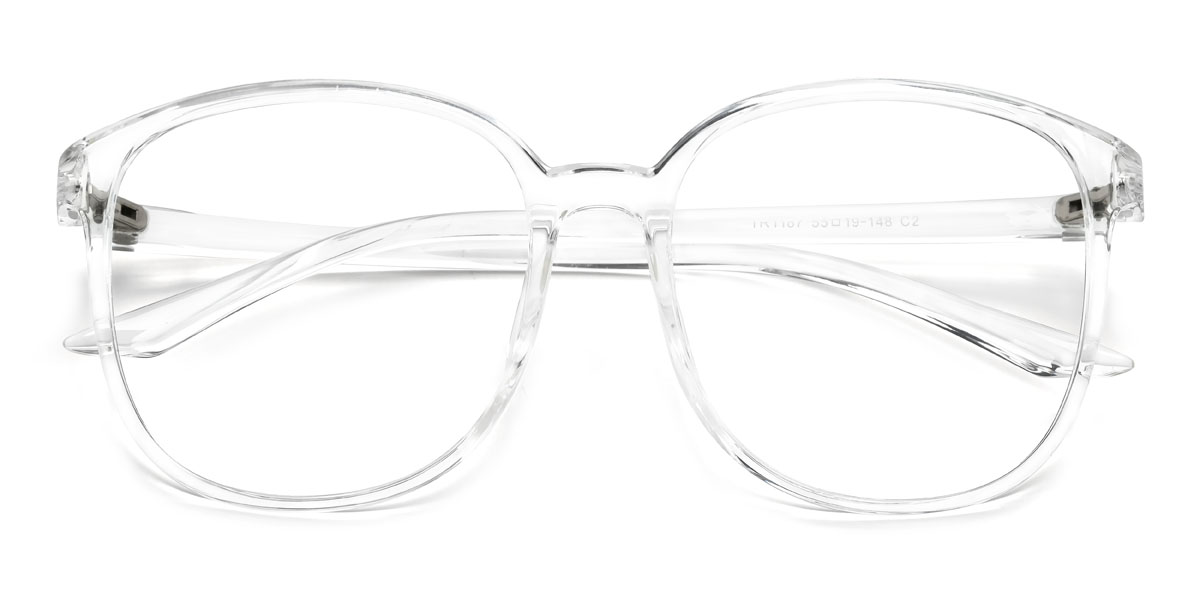 Clear Eamon Glasses - Square Glasses