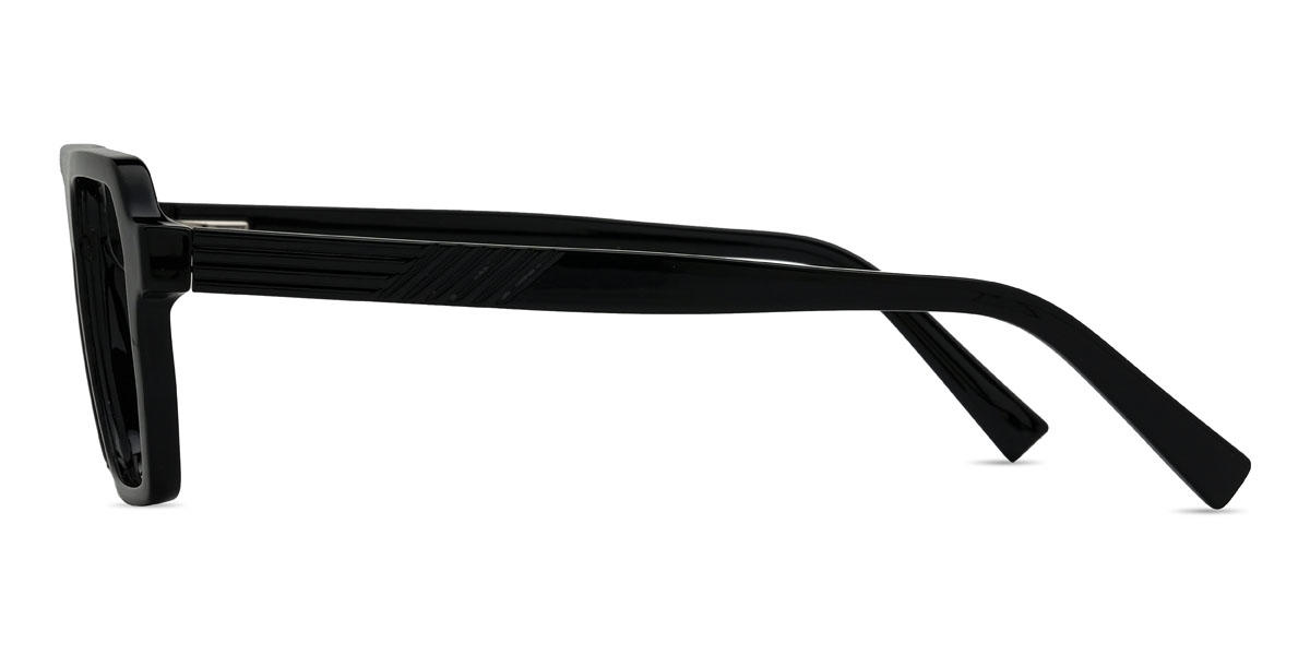 Black Rafaela Glasses - Rectangle Glasses