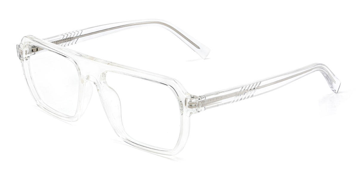 Clear Rafaela Glasses - Rectangle Glasses