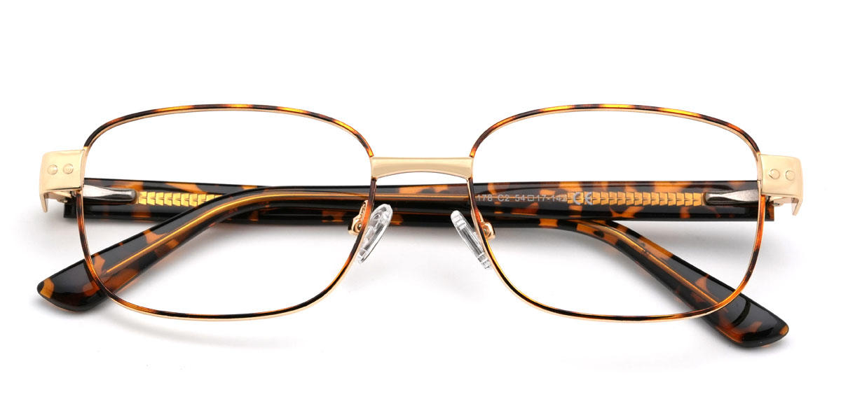 Schildpatt Berkeley Brille - Rectangle Glasses