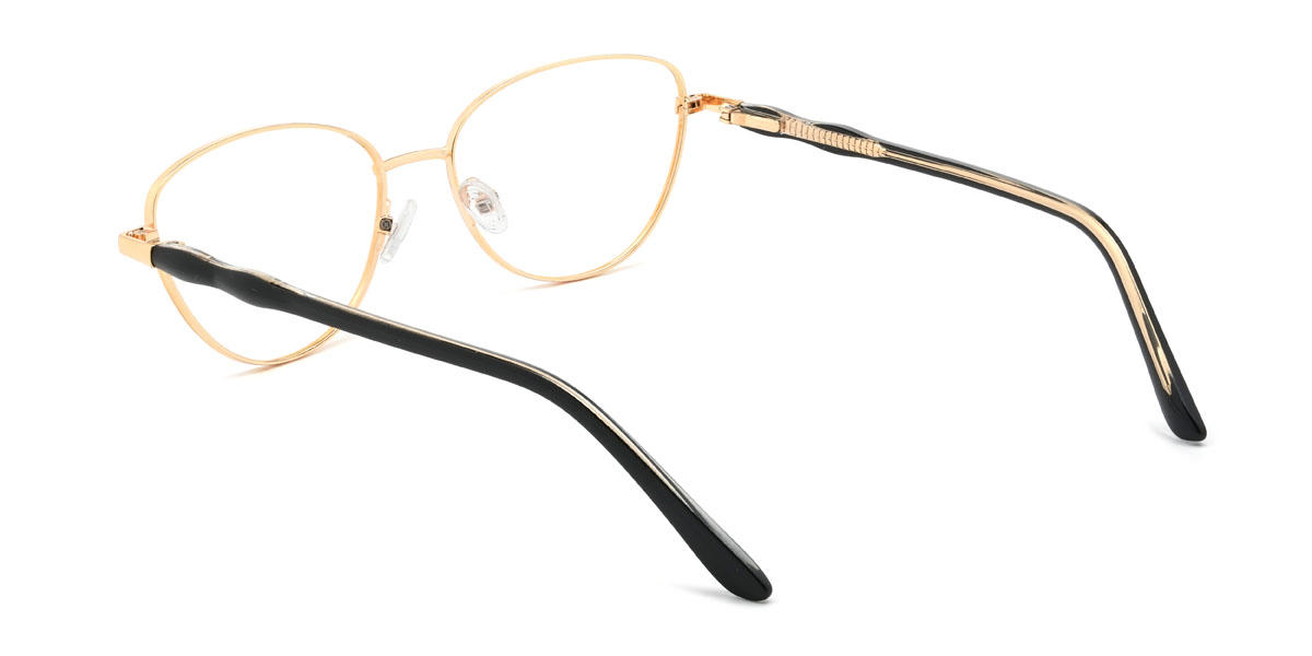 Gold Danae Glasses - Cat Eye Glasses