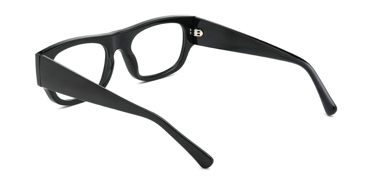 Black Laynee Glasses - Rectangle Glasses