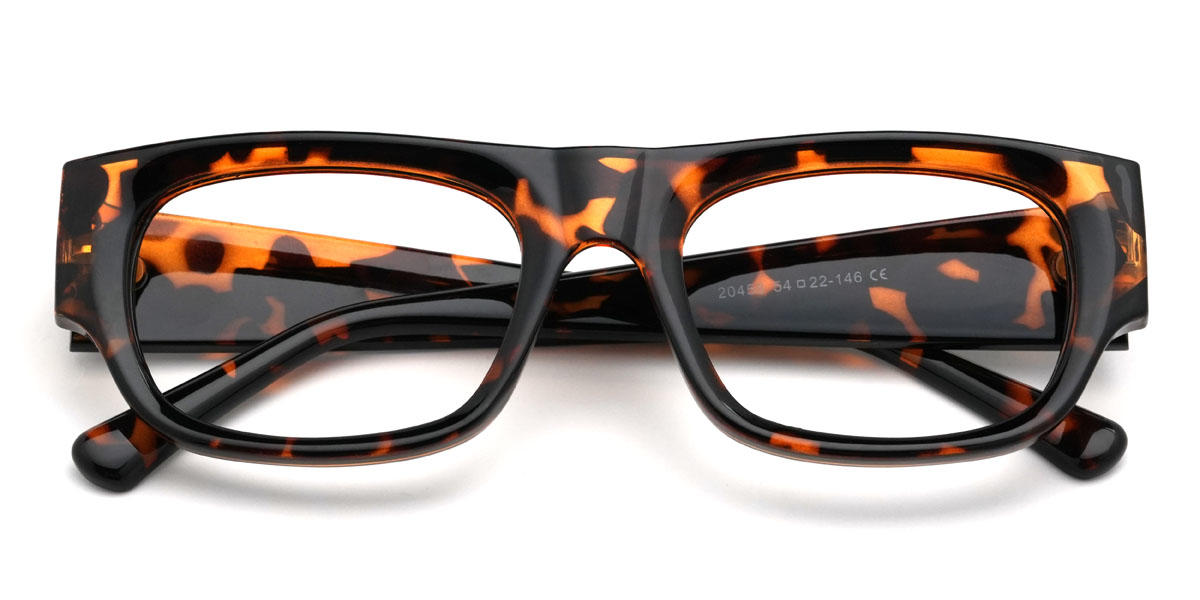 Tortoiseshell Laynee Glasses - Rectangle Glasses