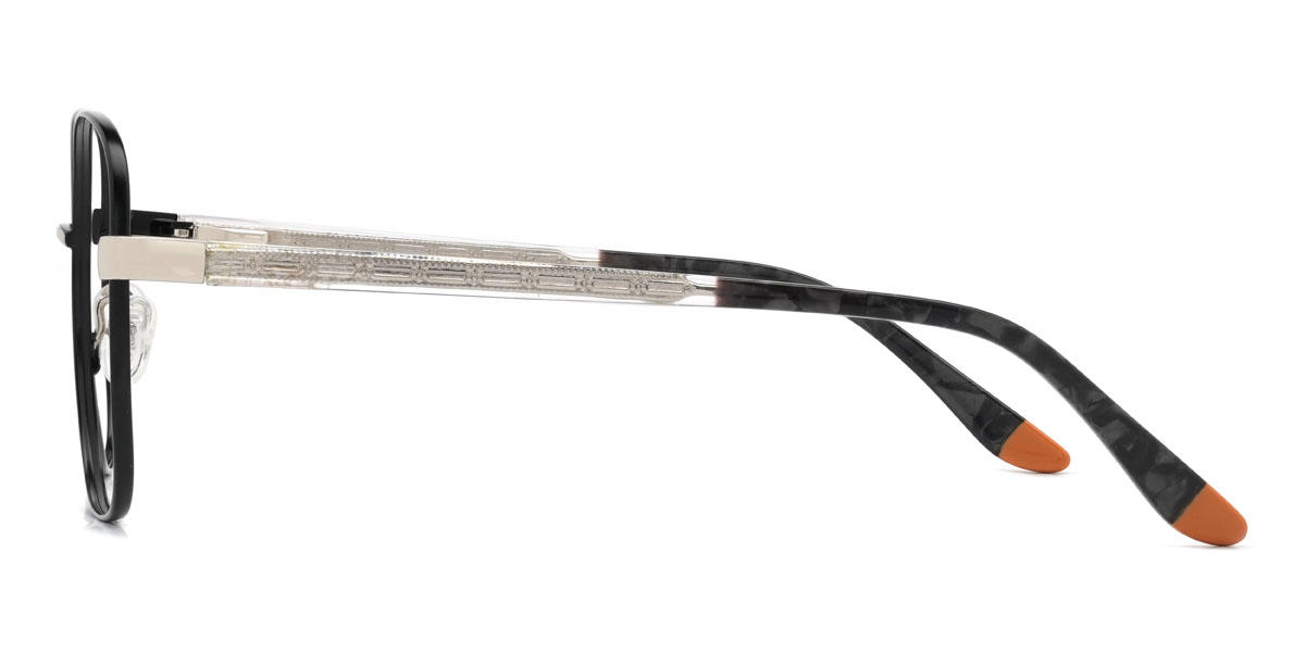 Negro Elliette Gafas - Oval Glasses