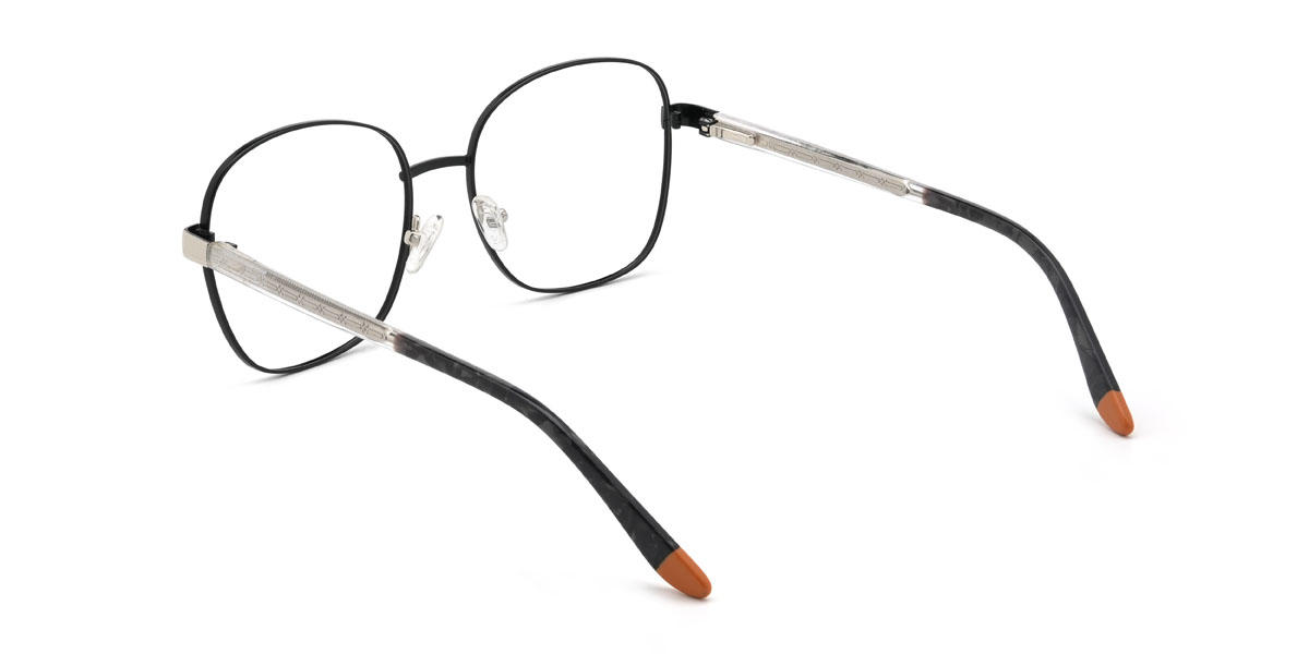 Negro Elliette Gafas - Oval Glasses