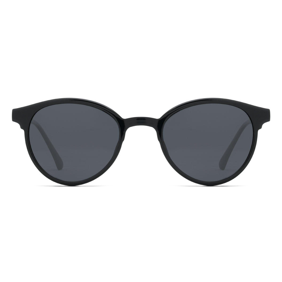 Schwarz Jibreel Brille - Oval Clip-On Sunglasses