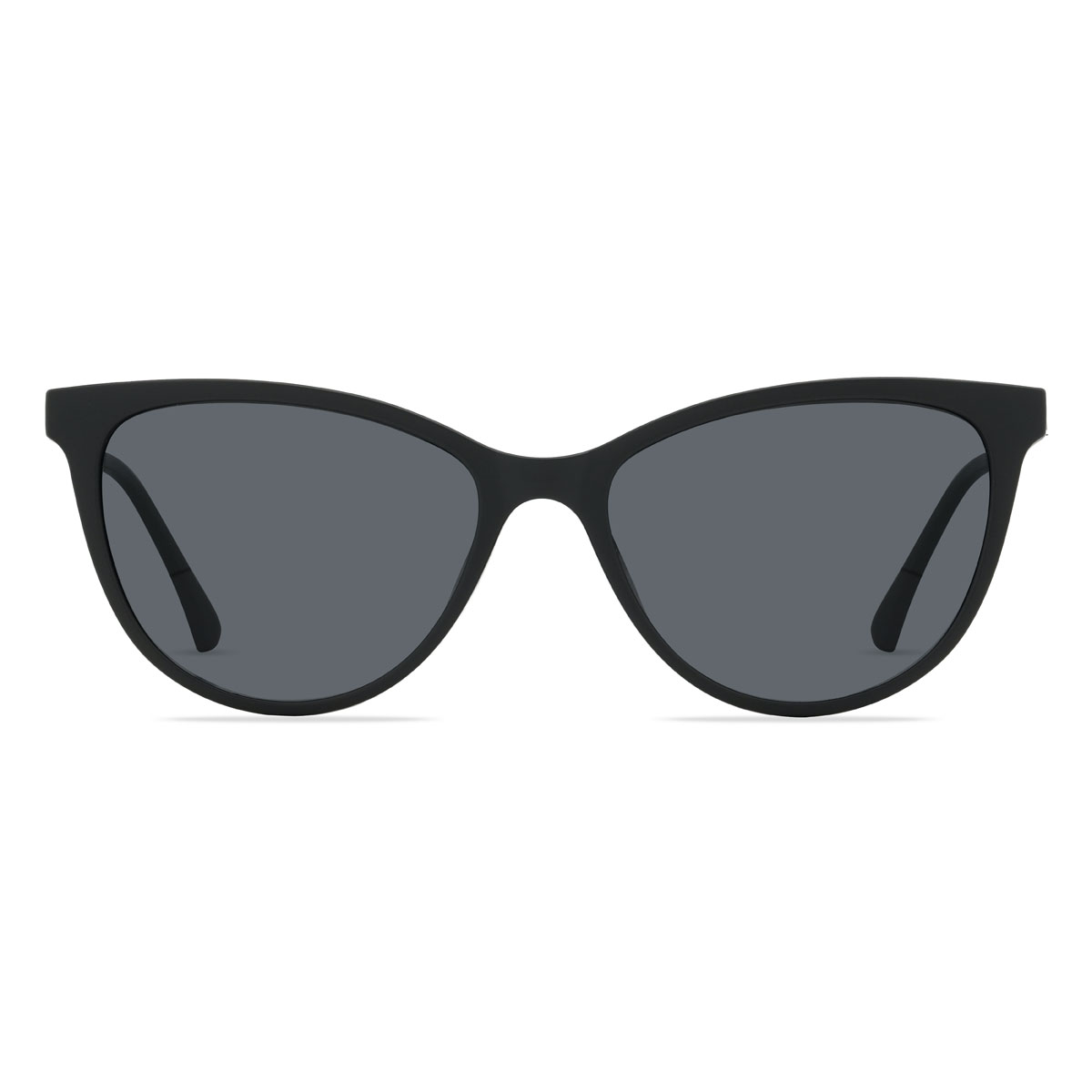 Morado Karissa Gafas - Cat Eye Clip-On Sunglasses
