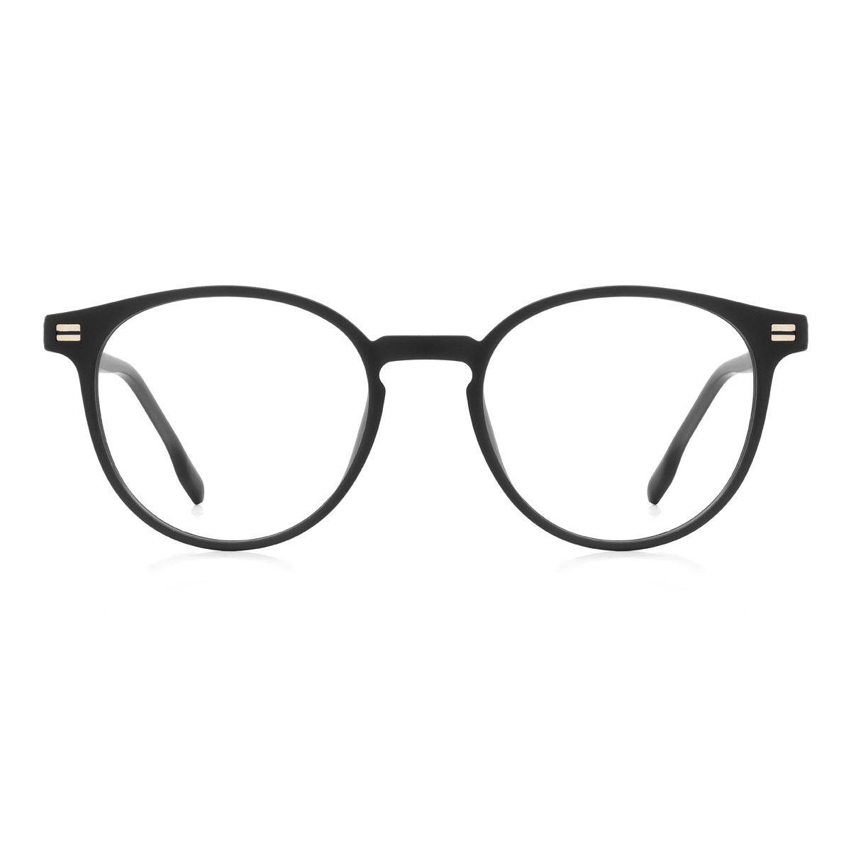 Schwarz Dezmond Brille - Oval Clip-On Sunglasses