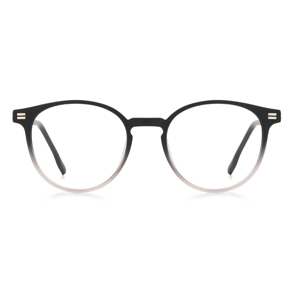 Farbverlauf Schwarz Dezmond Brille - Oval Clip-On Sunglasses