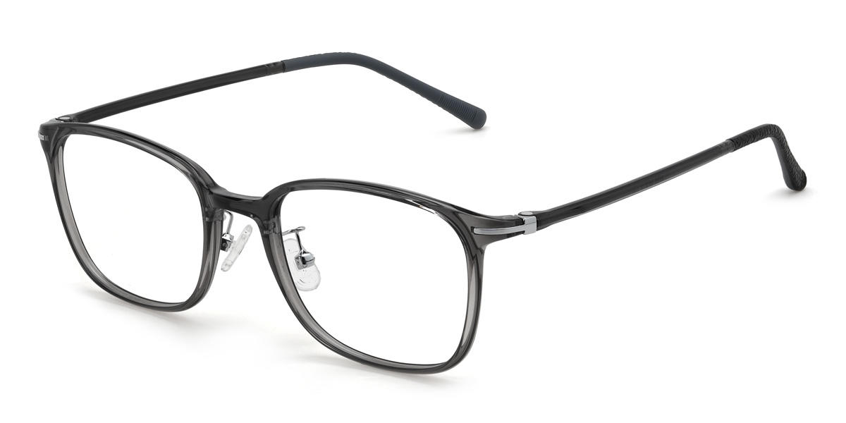 Grey Zaeem Glasses - Rectangle Glasses