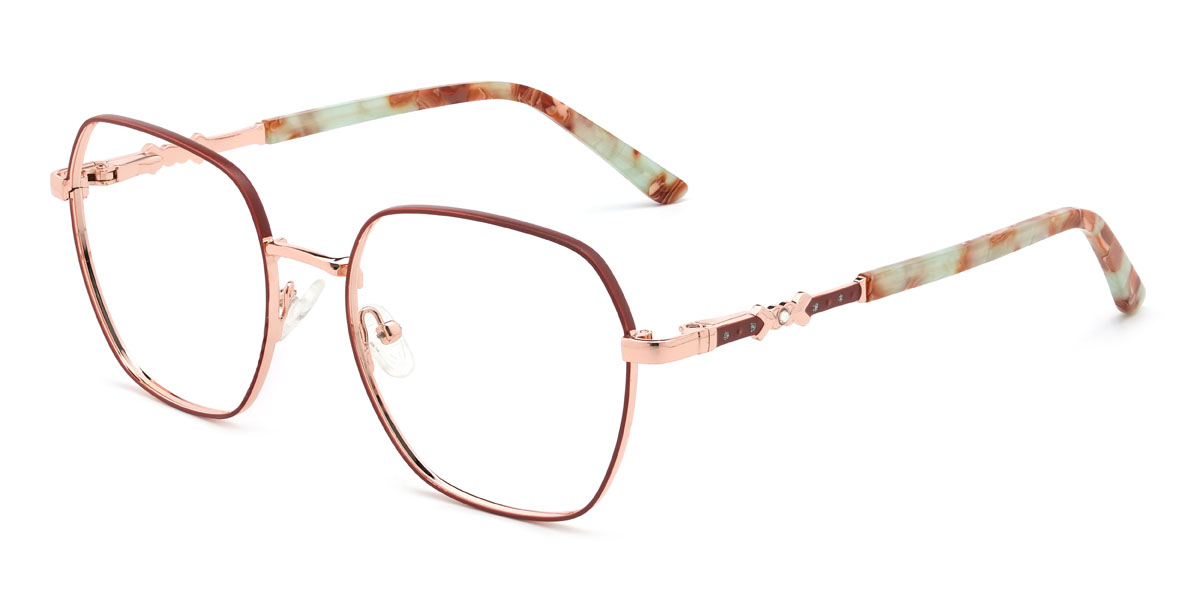 Ladrillo Rojo Nihal Gafas - Oval Glasses