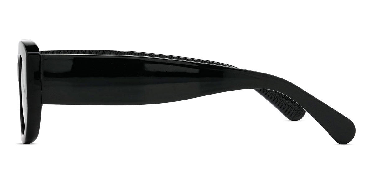 Negro Gris Carlitos Gafas - Rectangle Sunglasses