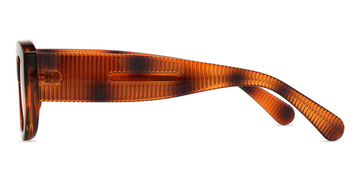 Carey Gris Carlitos Gafas - Rectangle Sunglasses
