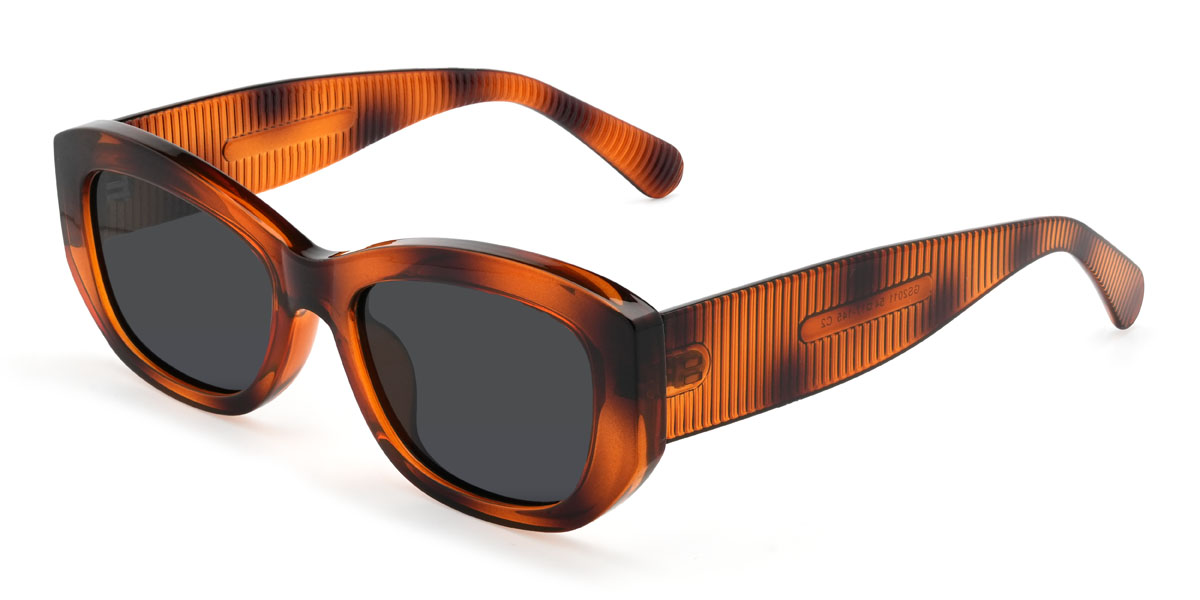 Carey Gris Carlitos Gafas - Rectangle Sunglasses