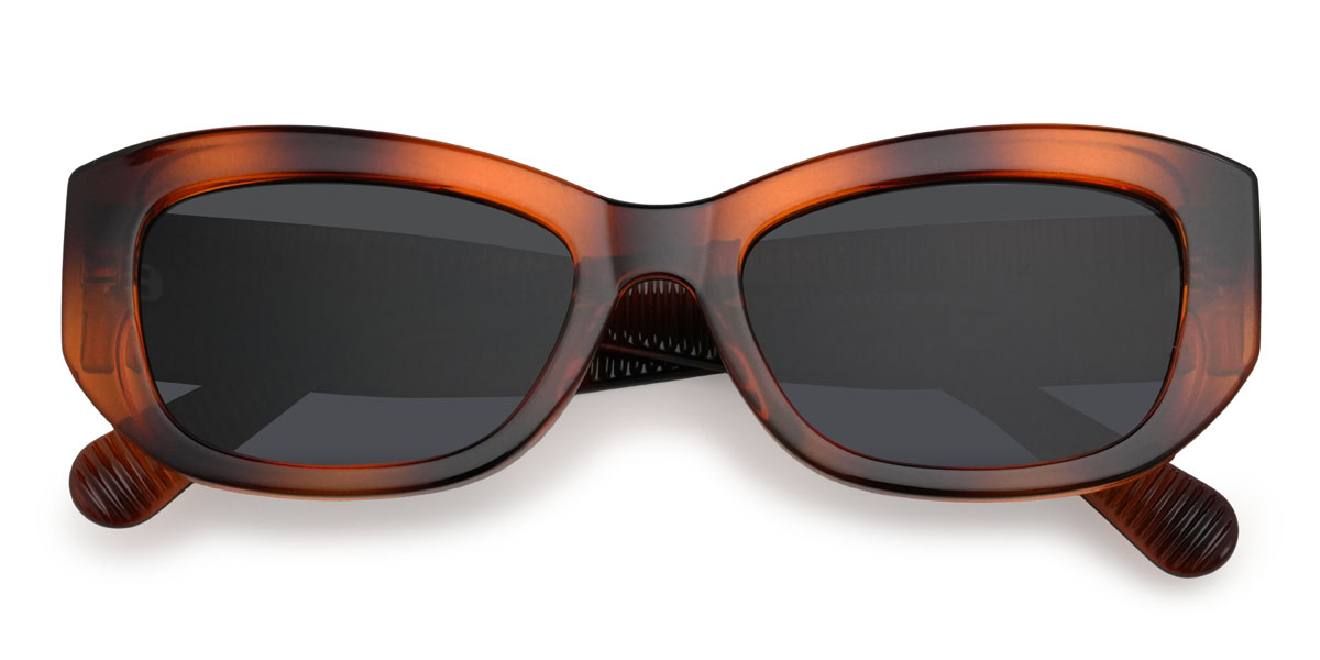 Carey Gris Carlitos Gafas - Rectangle Sunglasses