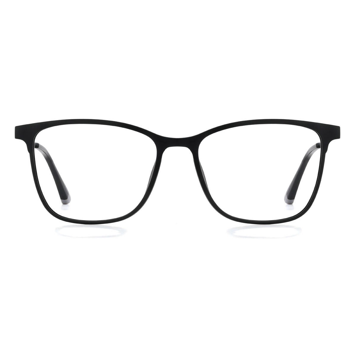 Negro Idrees Gafas - Rectangle Clip-On Sunglasses