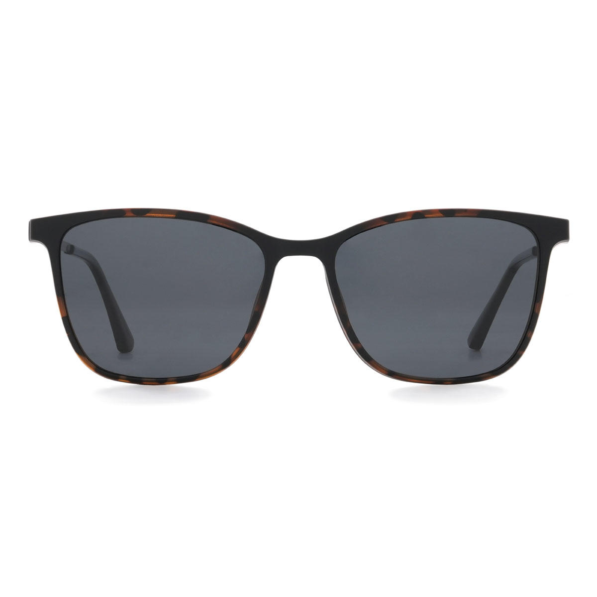 Écaille Idrees Lunettes - Rectangle Clip-On Sunglasses