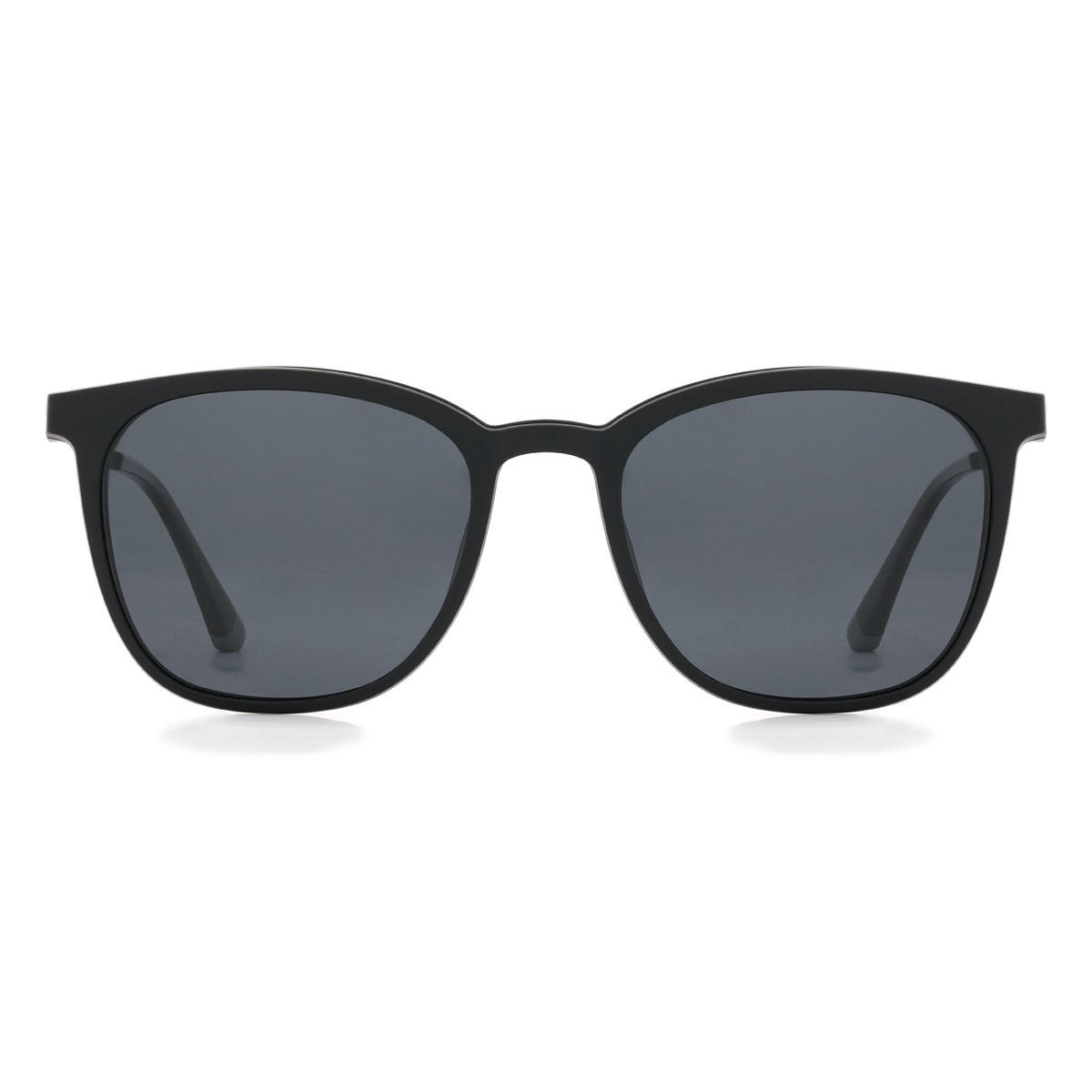 Negro Kaladin Gafas - Rectangle Clip-On Sunglasses