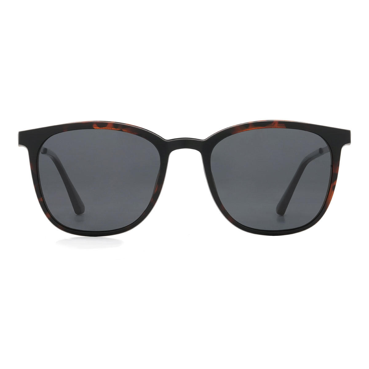 Écaille Kaladin Lunettes - Rectangle Clip-On Sunglasses
