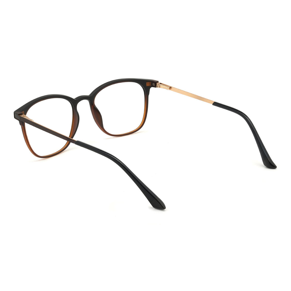 Marrón Negro Kaladin Gafas - Rectangle Clip-On Sunglasses