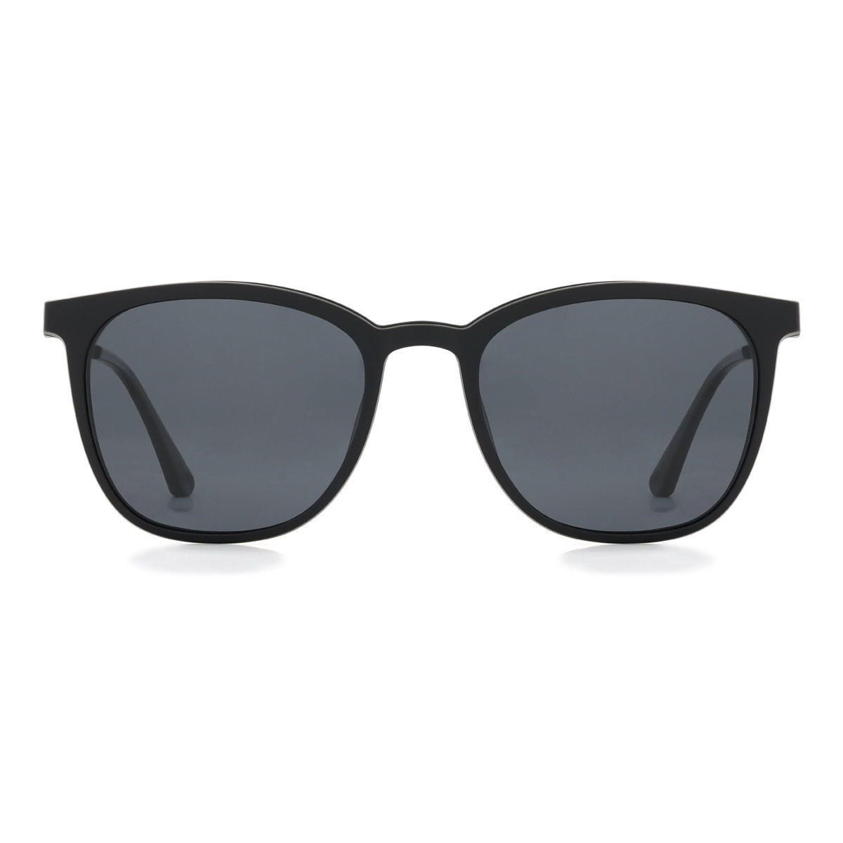 Marrón Negro Kaladin Gafas - Rectangle Clip-On Sunglasses