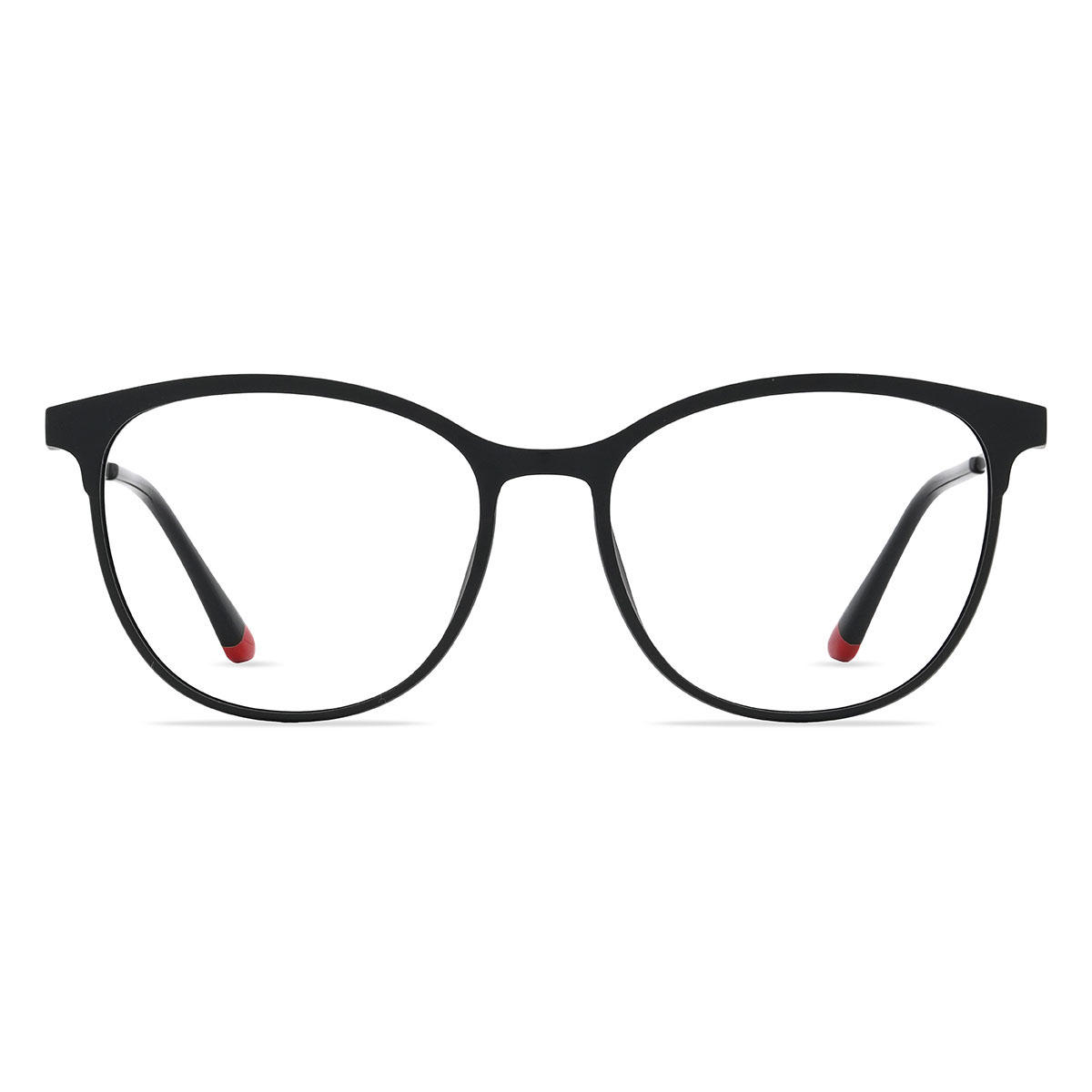 Noir Conan Lunettes - Oval Clip-On Sunglasses