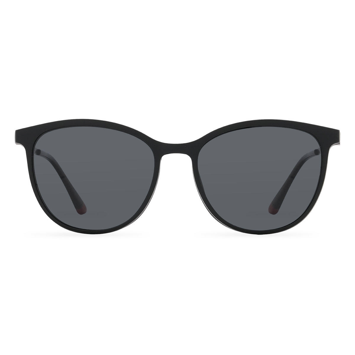 Noir Conan Lunettes - Oval Clip-On Sunglasses